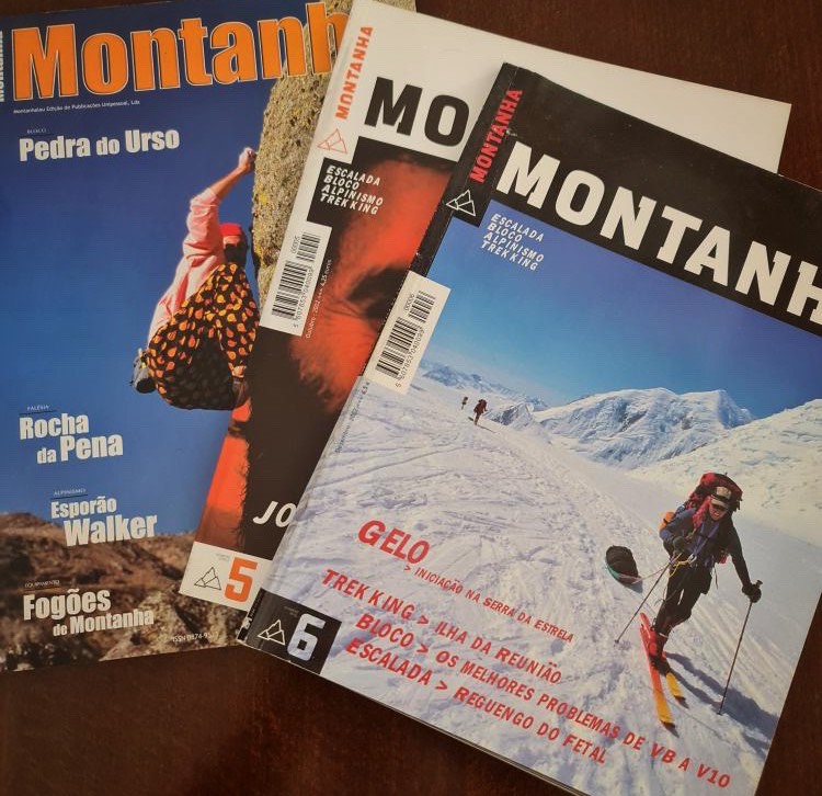 Conjunto de revistas Montanha